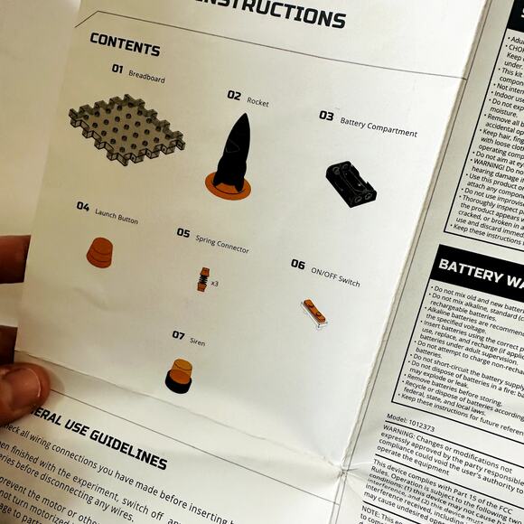 Discovery #Mindblown STEM Action Circuitry Rocket Launch Experiment Set In Box - Picture 8 of 12